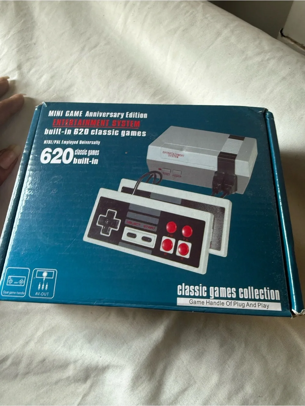 Nintendo Classic Games Collection Mini Console - White, Black, Red